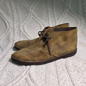 J.Crew MacAlister Chukka Desert Boots Distressed Suede Made in Italy Mens 13